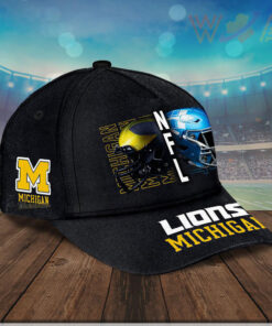 Detroit Lions x Michigan Wolverines Cap WOAHTEE0524SL R
