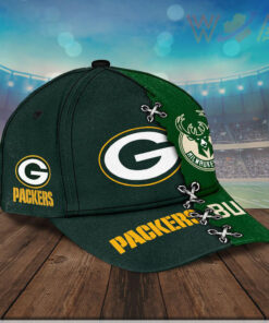 Green Bay Packers X Milwaukee Bucks Cap WOAHTEE0524SU L