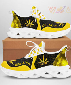 Just Hit It yellow sneakers WOAHTEE0524ZT Design 02