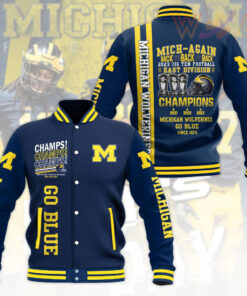 Michigan Wolverines Football varsity jacket WOAHTEE0524Y