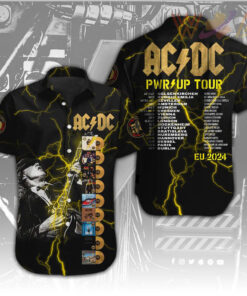 Rock Music Short Sleeve Dress Shirt WOAHTEE0524SV