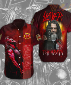 Tom Araya X Slayer Sleeve Dress Shirt WOAHTEE0524Q