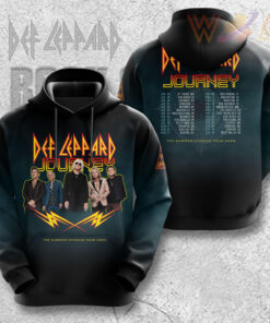 Def Leppard Black Hoodie WOAHTEE0624ZH