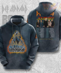 Def Leppard Grey Hoodie WOAHTEE0624ZG