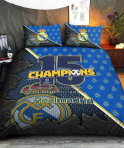 Real Madrid CHAMP15NS bedding set duvet cover pillow shams WOAHTEE0624SV