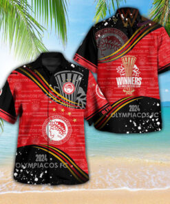 Olympiacos FC Hawaiian Shirt WOAHTEE0724H