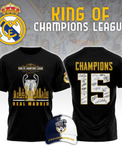 Real Madrid Black T shirt WOAHTEE0724V