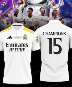 Real Madrid White Polo WOAHTEE0724W