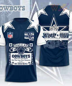 Dallas Cowboys Navy T shirt WOAHTEE0824SF