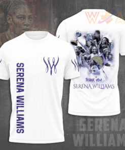 Serena Williams White T shirt WOAHTEE0824S