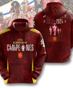 Spain National Football Team Hoodie WOAHTEE0824F