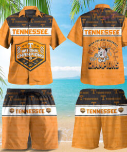 Tennessee Volunteers Baseball Hawaiian Shirt Hawaiian Shorts WOAHTEE0824ZI