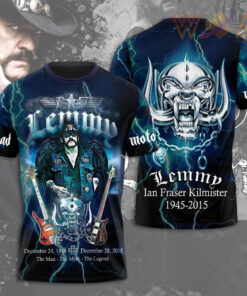 Motorhead Band x Lemmy Kilmister T shirt WOAHTEE0924ZF