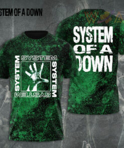 System Of A Down Green T shirt WOAHTEE0924E
