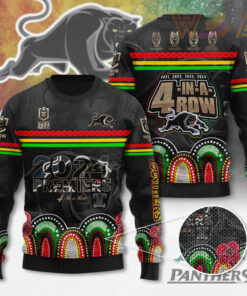Penrith Panthers ugly christmas sweater WOAHTEE1024ZB