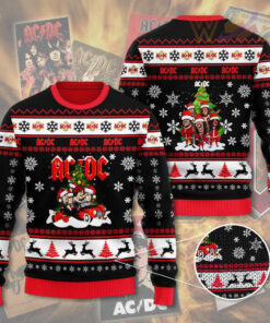 AC DC ugly sweater WOAHTEE 12