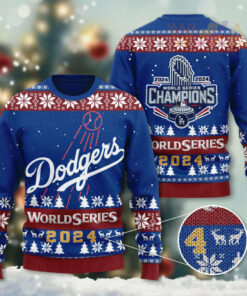 Los Angeles Dodgers ugly christmas sweater OVS1124M