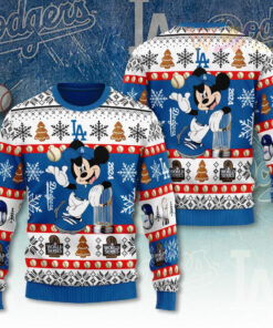 Los Angeles Dodgers ugly sweater WOAHTEE1124Q