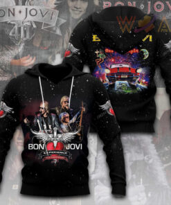 Bon Jovi Hoodie WOAHTEE 48