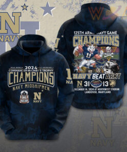 Navy Midshipmen football Hoodie WOAHTEE 54