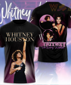Whitney Houston T shirt WOAHTEE 41