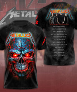 Metallica Band M72 World Tour 2025 T shirt WOAHTEE 96
