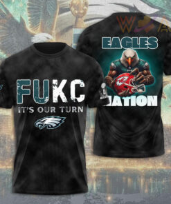 Philadelphia Eagles FUKC T shirt WOAHTEE 90