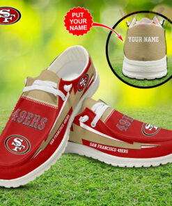Best sellers Personalized San Francisco 49ers Dudes Shoes Loafer Shoes 03