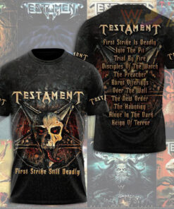 Best sellers Testament Band T shirt 03