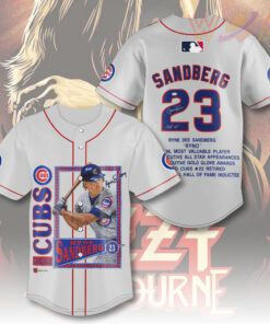 Ryne Sandberg Baseball Jersey 01