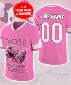 Detroit Lions x Breast Cancer Awareness Football Jersey