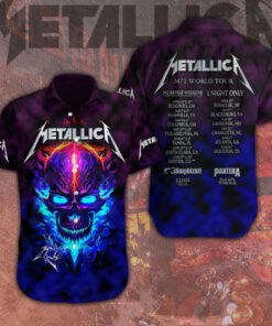 Metallica Short Sleeve Dress Shirt 02