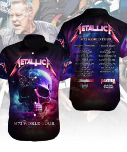 Metallica Short Sleeve Dress Shirt 03