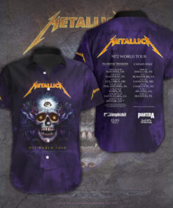 Metallica Short Sleeve Dress Shirt 08