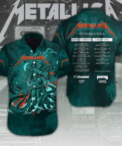 Metallica Short Sleeve Dress Shirt 09