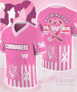 Washington Commanders x Breast Cancer Awareness Football Jersey