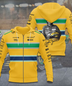 Ayrton Senna Zip Hoodie 04