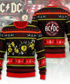 Best sellers ACDC Ugly Christmas Sweaters 02