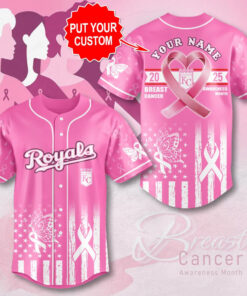 Kansas City Royals x Breast Cancer Awareness Baseball Jersey