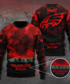 Philadelphia Eagles x Stranger Things Ugly Sweater