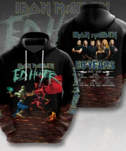 Best sellers Iron Maiden 50th Anniversary Hoodie 01