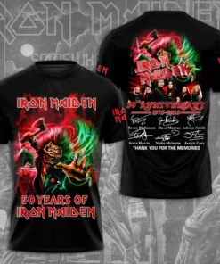 Best sellers Iron Maiden 50th Anniversary T shirt 01