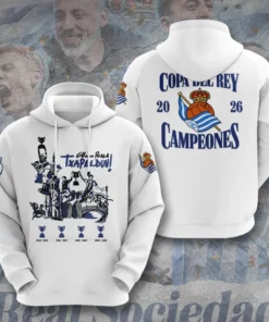 Real Sociedad Champions Copa del Rey Hoodie