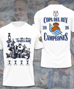Real Sociedad Champions Copa del Rey T Shirt
