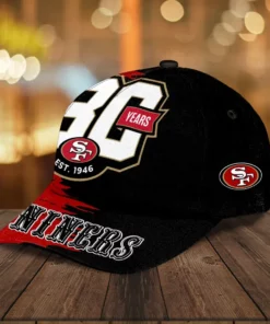 San Francisco 49ers 80th Anniverasry cap 2