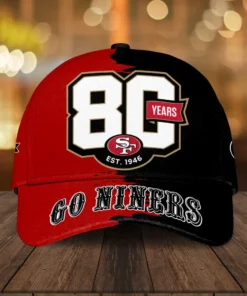 San Francisco 49ers 80th Anniverasry cap
