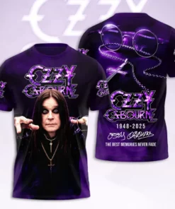 Ozzy Osbourne purple T Shirt