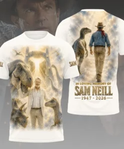 Sam Neill 3D T shirt