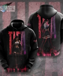 Tifa Lockhart 30th Anniversary 3D Hoodie