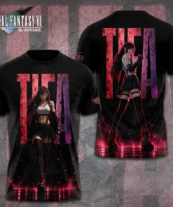 Tifa Lockhart 30th Anniversary 3D T shirt